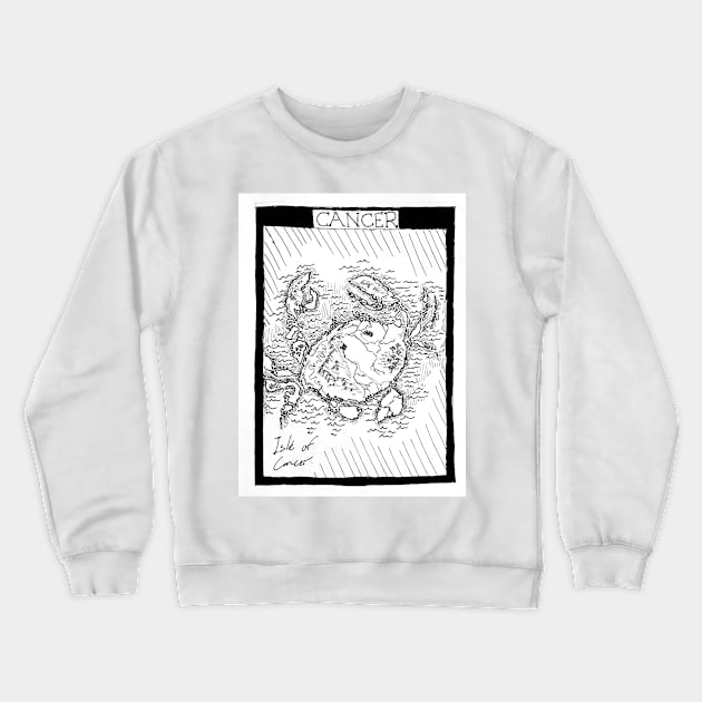 "Cancer" Crewneck Sweatshirt by Mauri Valentine